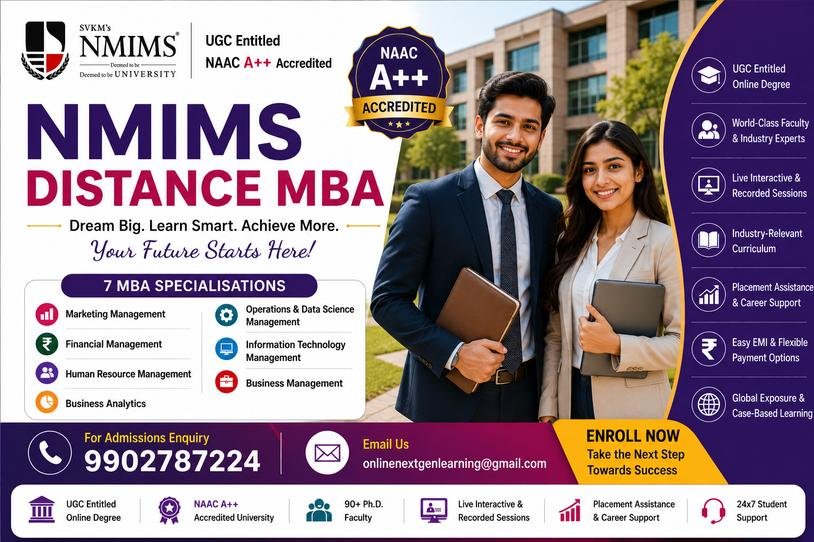 Best Online MBA in Visakhapatnam, Looking for a distance MBA, NMIMS Online MBA,  UGC Approved Online MBA, Affordable Online MBA