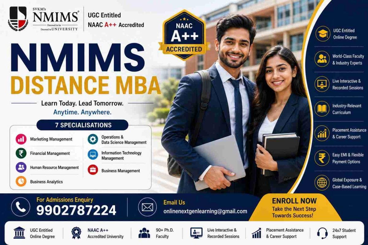 Affordable Online MBA Bangalore, Looking for a distance MBA, NMIMS Online MBA,  UGC Approved Online MBA, Affordable Online MBA